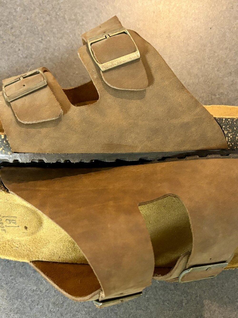 ~~George Men's Comfort Buckle Strap casual Sandals slip on open toe Size 10  ***